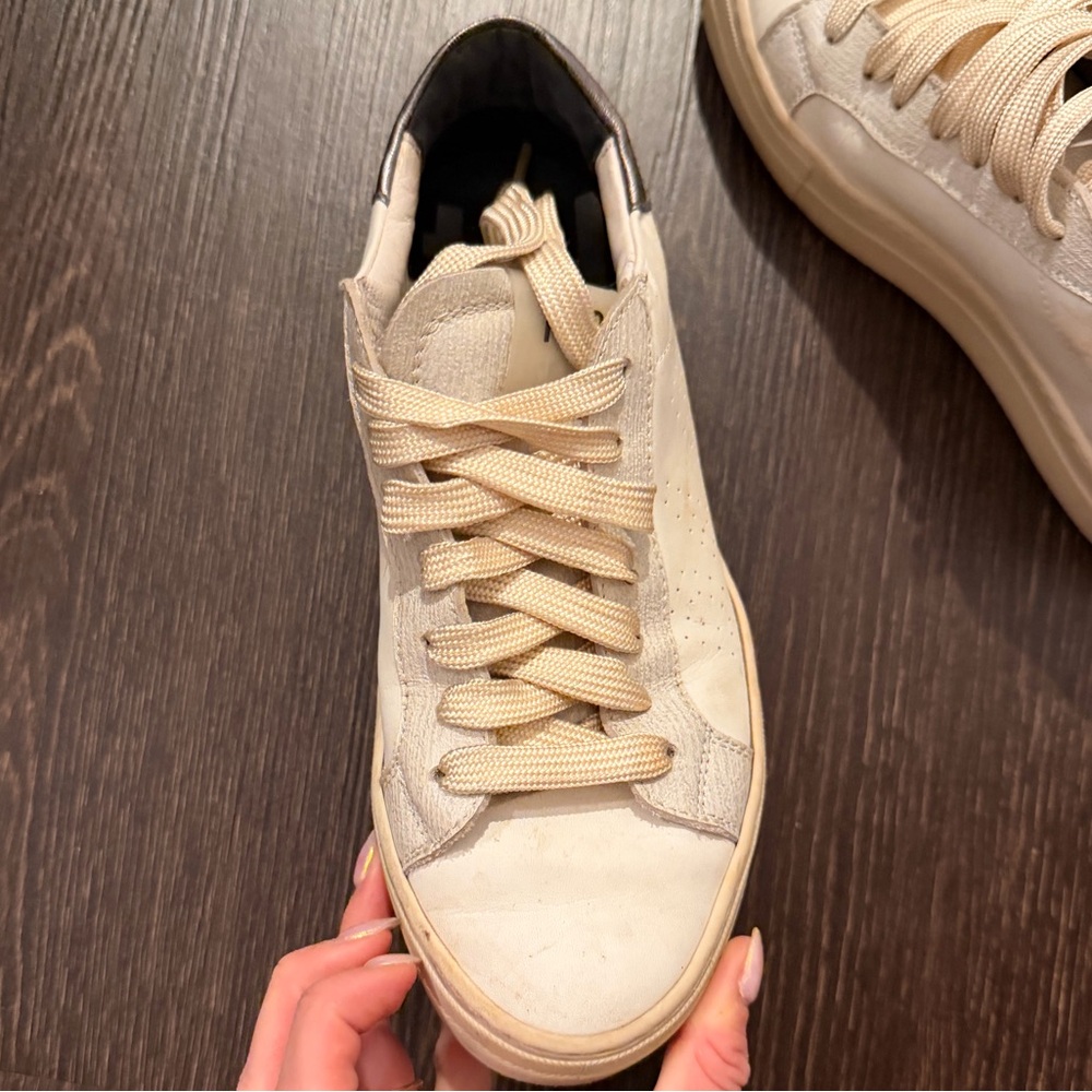 P448 Thea Chalk Platform Sneakers - Picture 6 of 11